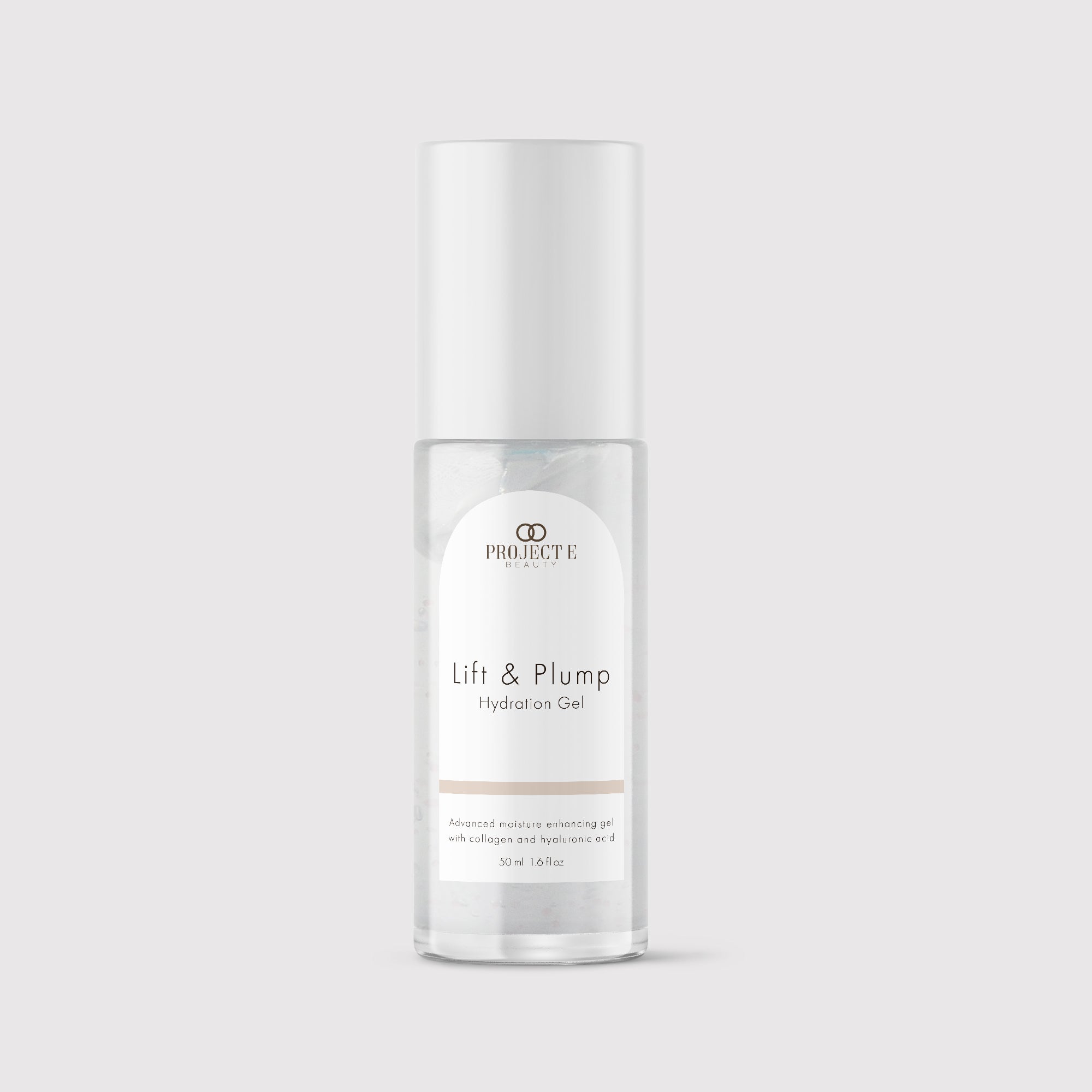 Lift & Plump hydrating gel showing product for skin hydration