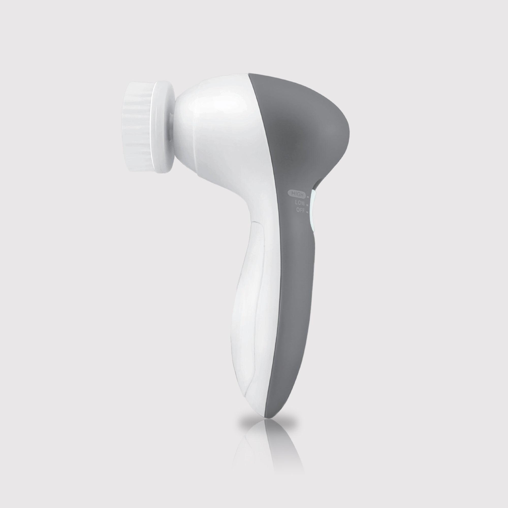 Bora electric facial brush showing device for facial cleansing